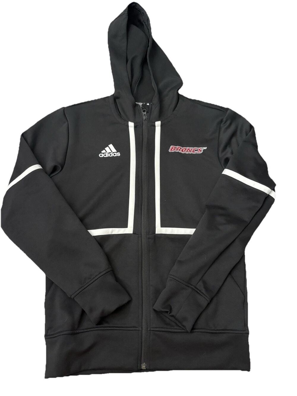 NWOT Adidas Men's Team Under The Lights Full Zip Jacket Size Small Black